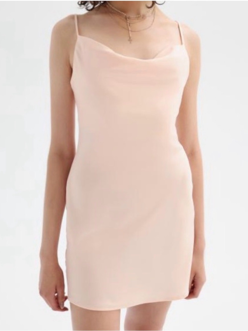 Urban Outfitters Blush Peach Slip Dress